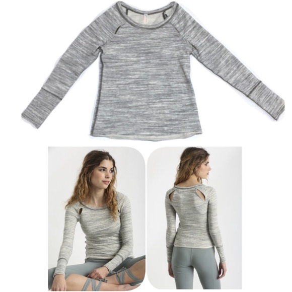 NWT FP Movement Peekaboo Layering Top Sweatshirt - Picture 1 of 8